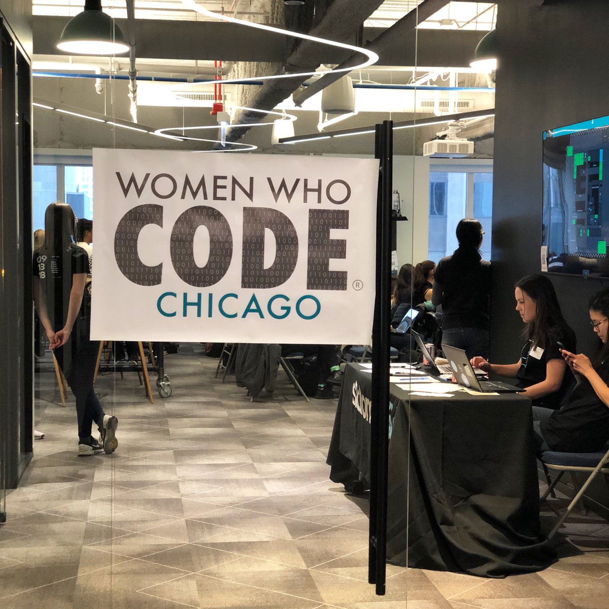 WWCodeChicago's tweet image. Thank you to everyone who joined us at our @WWCodeChicago / @SlalomBuild React workshop! And thank you to our partners at Slalom Build for hosting this amazing event!
#slalom_build #slalom #womenwhocode #networking #reactjs #womenintech #womeninstem #maleallies #Chicago
