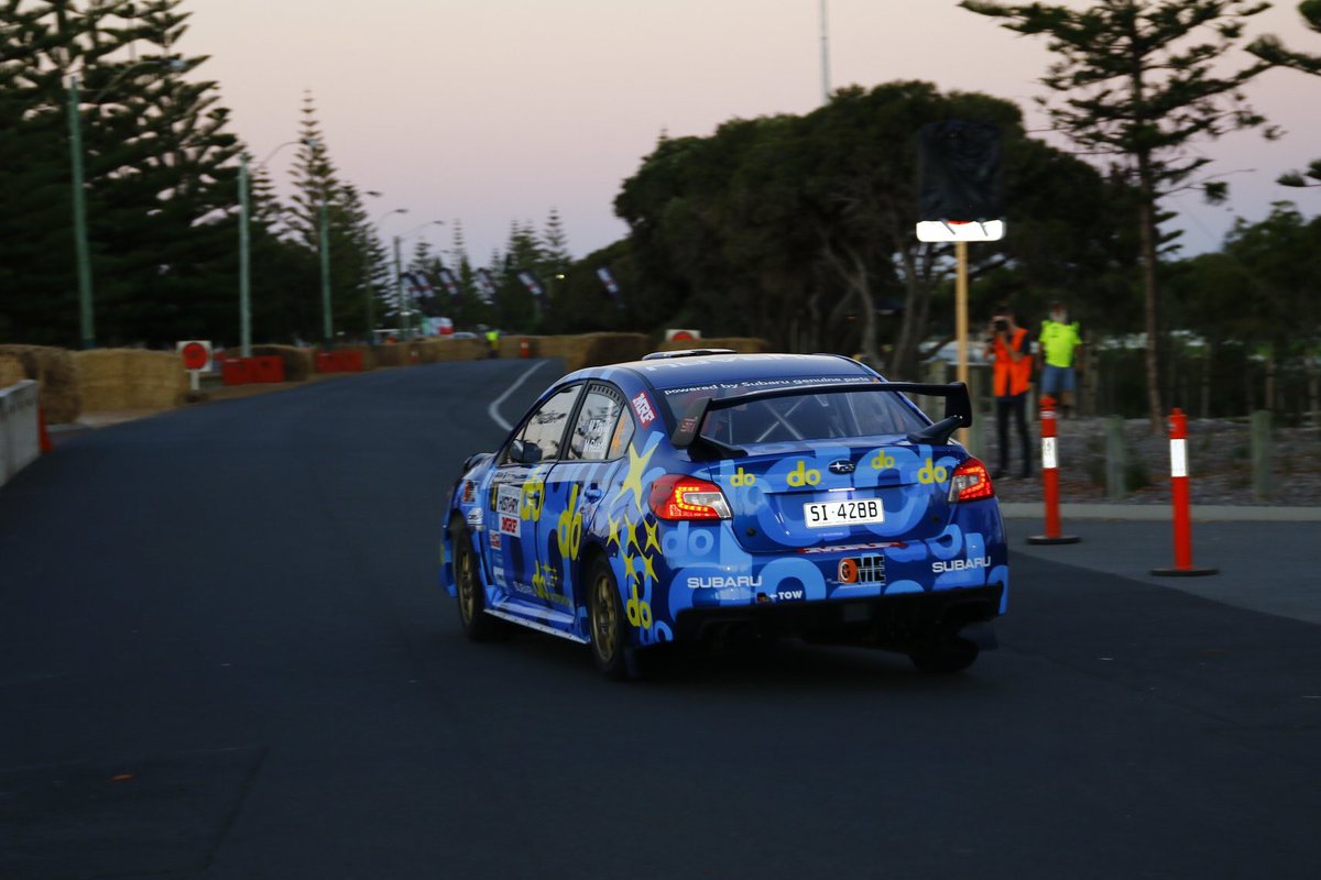 Night stages ✅ Speaking to @molly_rally this evening she said she was happy to get the first few runs under her belt and is looking forward to getting out in the forests tomorrow 🌲 #SubarudoMotorsport 📸 Tim Allott