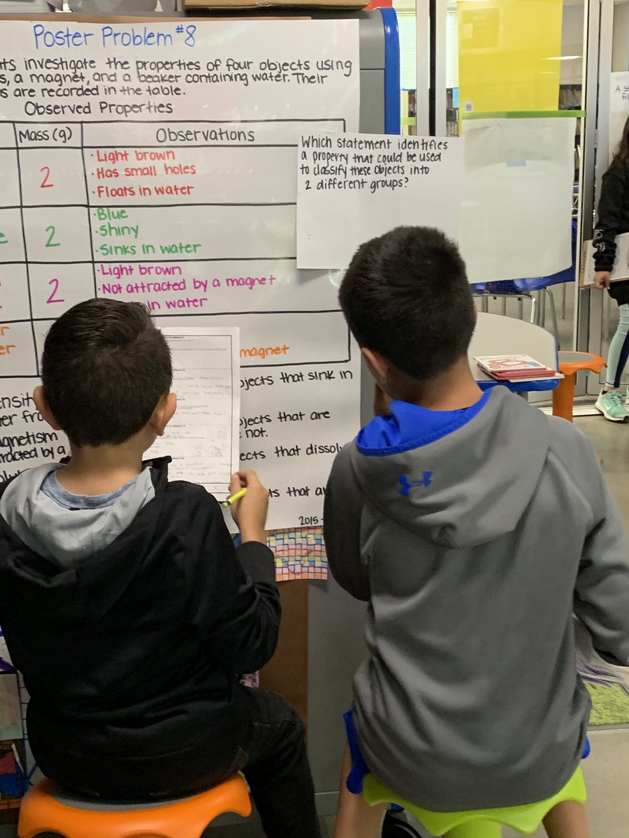 PioneerScience5's tweet photo. Have 40+ kids in each class this week? No problem! Working on Science Review all over the 5th grade Hub! @EKD_Elementary #ekd_learning https://t.co/du1rnVODz5