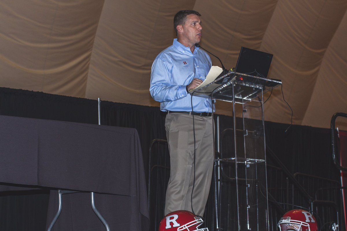 RFootball's tweet photo. The 2019 Rutgers Football Coaches Clinic is underway! https://t.co/l6usLqkXyp