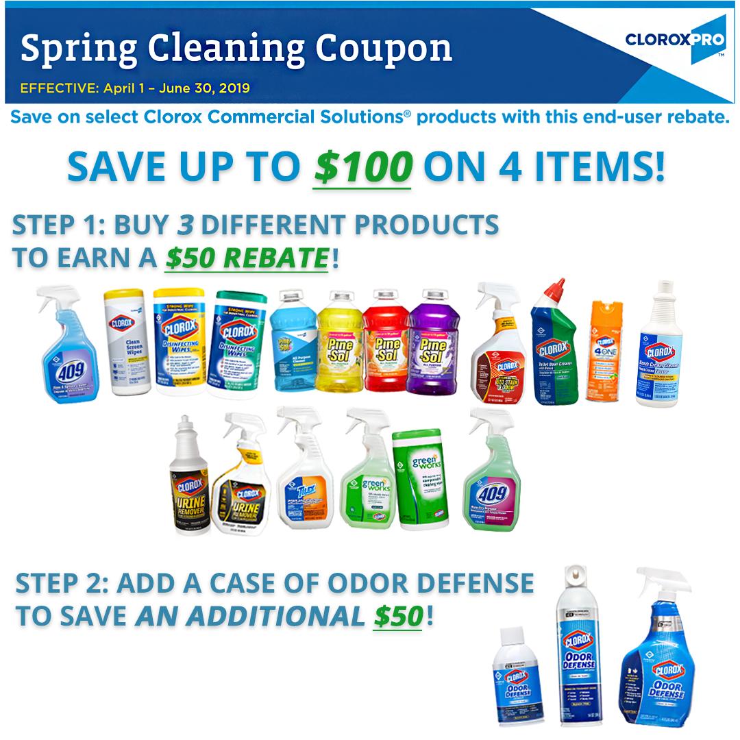 DAWNCHEM's tweet photo. Looking to save a few bucks on CloroxPro cleaning chemicals and supplies? Take advantage of the Clorox Spring Rebate Coupon available now through June 30th!

Give us a call, visit our website, or stop in today for more information!

#DAWNCHEM #CloroxPro #SpringCleaning https://t.co/X7euMNWAwH