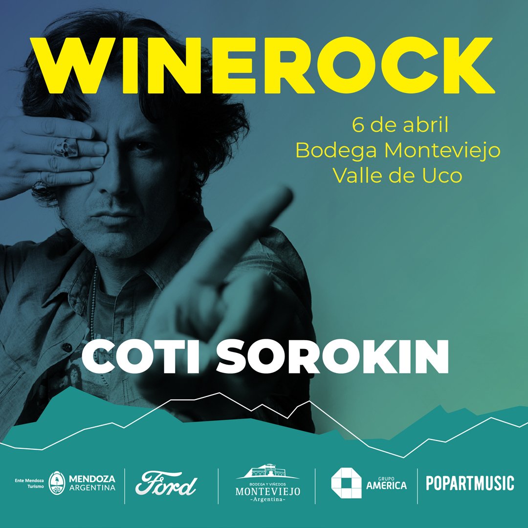 montecristo937's tweet photo. ¡Vino, montañas y mucho Rock! 🤘🎸
Llega la @Winerock2019 y vos tenés que estar 😎 

Adquirí tus entradas en 👉 https://t.co/nP7RWtKqQF 
Organiza @popartmusicarg https://t.co/mw5aJHcwbK