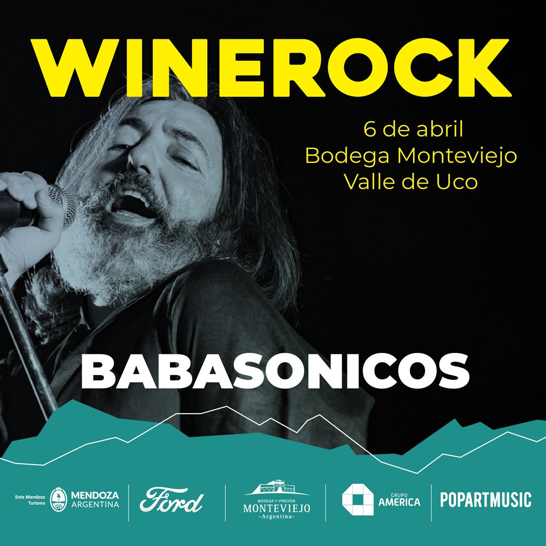 montecristo937's tweet photo. ¡Vino, montañas y mucho Rock! 🤘🎸
Llega la @Winerock2019 y vos tenés que estar 😎 

Adquirí tus entradas en 👉 https://t.co/nP7RWtKqQF 
Organiza @popartmusicarg https://t.co/mw5aJHcwbK