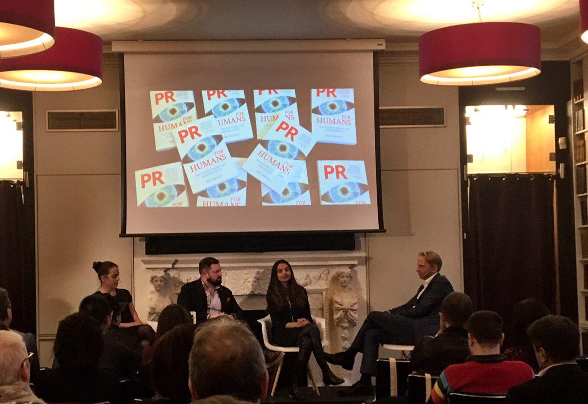 CompassBookNews's tweet photo. A marvellous book launch last night for #PRforhumans published by @PIPtalking, an essential read for anyone working in #PR https://t.co/BteOQn7dCX