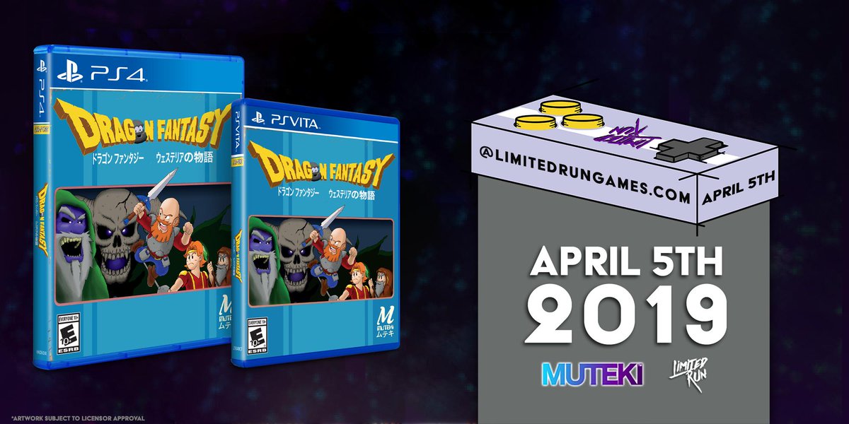 Fight your way through hordes of strange, silly, and scary monsters in Dragon Fantasy: The Volumes of Wysteria — NOW AVAILABLE on limitedrungames.com for PS4 or Vita.

Miss out on this batch? No worries; more will be available at 6pm EDT.