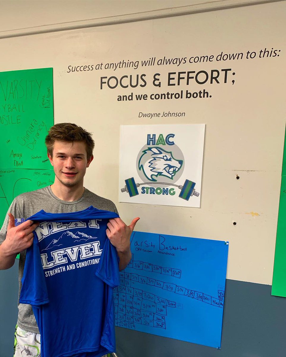 HAC_Strong's tweet photo. Hard Working. Humble. Hungry.
Every intangible an elite athlete has, John Phillips possesses. Every ounce of effort is poured into everything John does, which sets the tone for everyone in the room; a coaches dream.
Congratulations to our #HACstrong athlete of the month! https://t.co/UmFXXOvL96