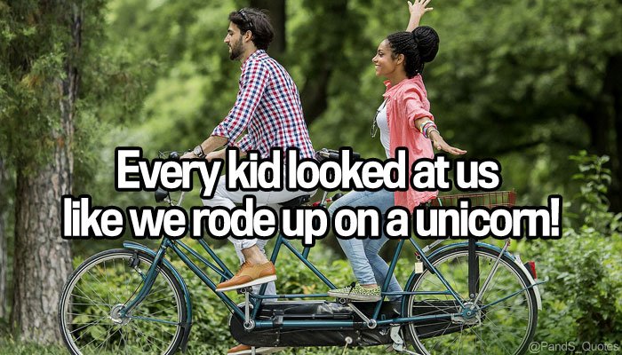 PandS_quotes's tweet photo. "We pulled up on the tandem bike…Every kid looked at us like Sadie rode up on a unicorn!" @mycorreale #EP350 https://t.co/qhzVAXWeSB