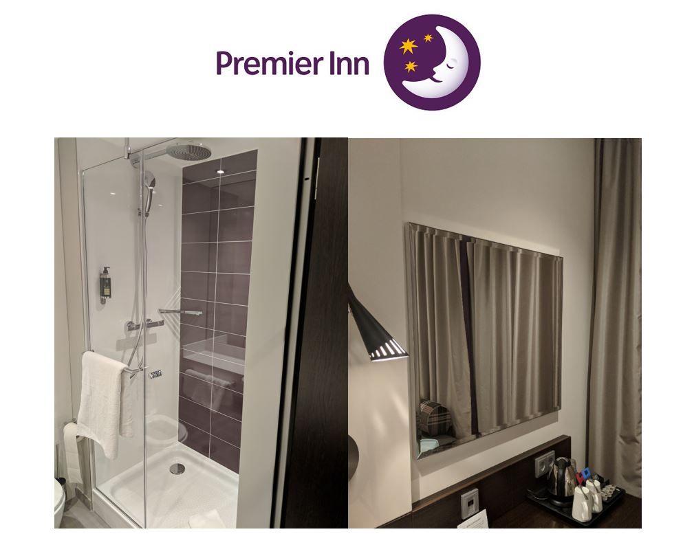 Our Directors Richard Green and Angela Worgan recently visited Premier Inn Hamburg City Centre to review our recently supplied showers and chrome framed mirrors to our second German property development.