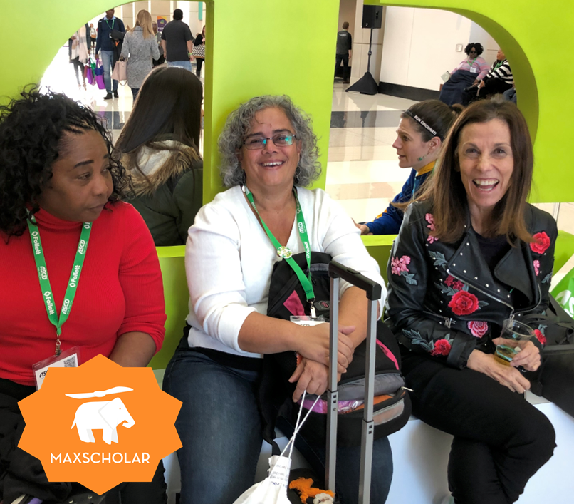 MaxScholarLLC's tweet photo. #fbf In between sessions at the #empower19 conference... What do you think made them laugh?
#education #edtech #parents #student #homeschool #phonics #reading #dyslexia #maxscholar #sped #ELL #ortongillingham #readingcomprehension https://t.co/U3uWkzFXez