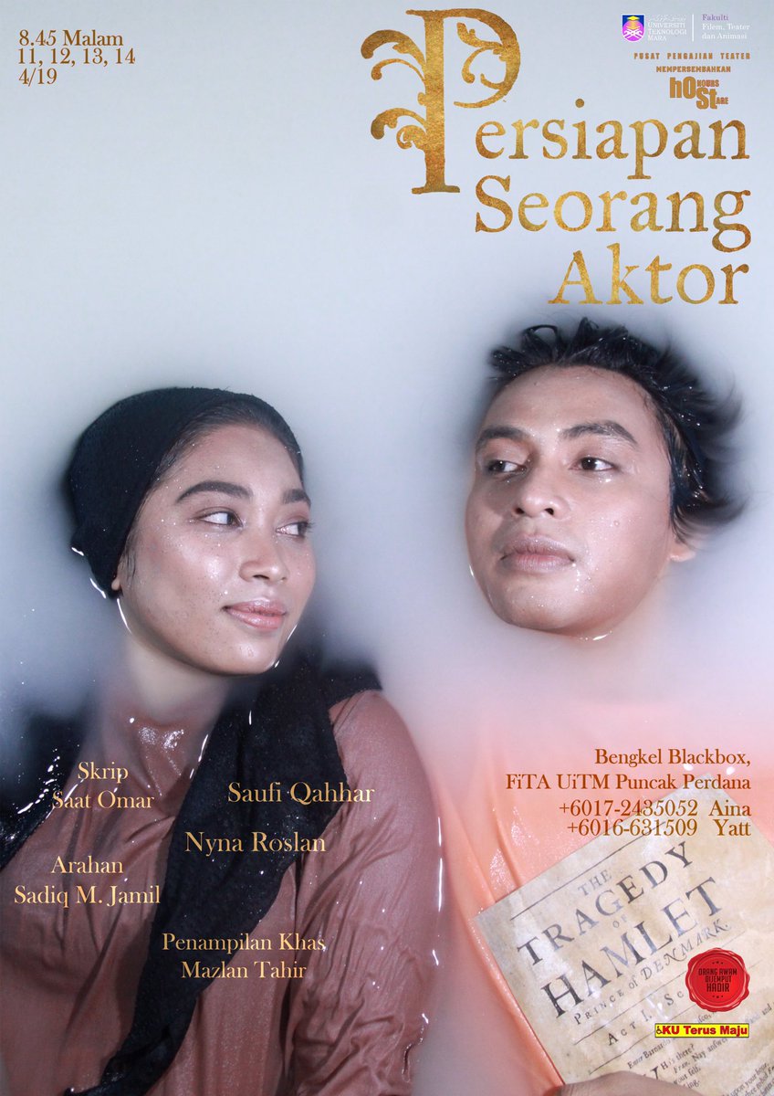 Teater Persiapan Seorang Aktor On Twitter Saufi Bercita Cita Untuk Menjadi Pelakon Terhebat Di Dalam Generasinya Kini Tiba Tugas Paling Terbesar Kerjayanya Hamlet Oleh Shakespeare Tetapi Saufi Perlu Menempuh Halangan Terbesar Dirinya Arahan