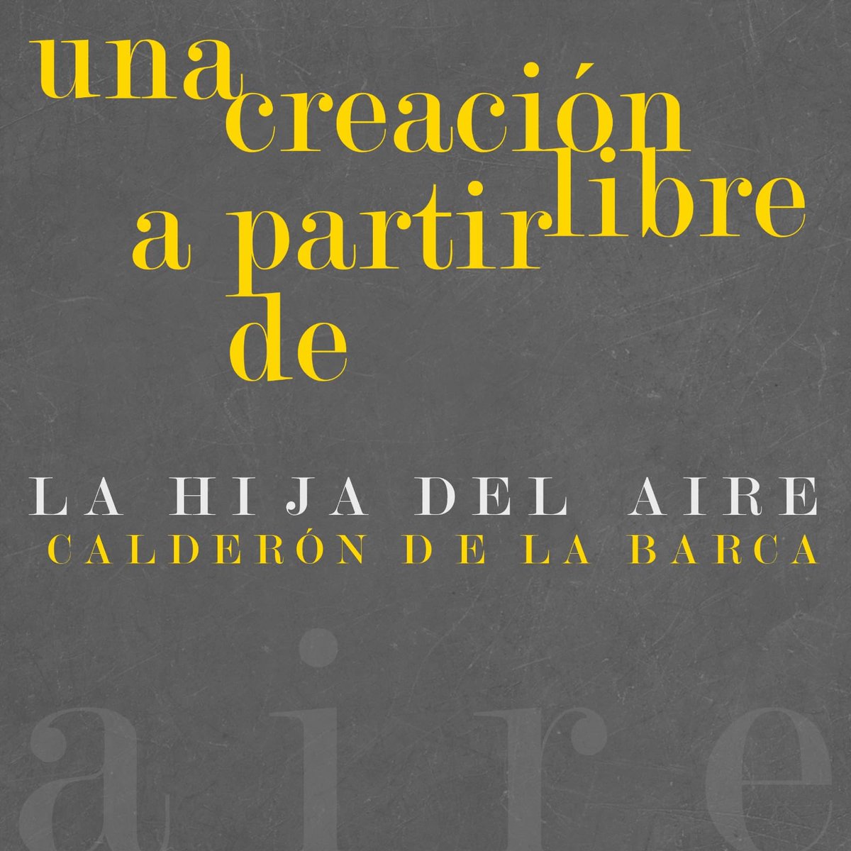 ThreeRTeatro's tweet photo. Una creación libre a partir de 'La hija del aire' de Calderón de la Barca. Próximamente. Festival de Almagro 2019. #AIRE #teatro #theatre #threerteatro #josemariaesbec #festivaldealmagro #Almagro #festivaldealmagro2019 https://t.co/eFbmy0Wp7t