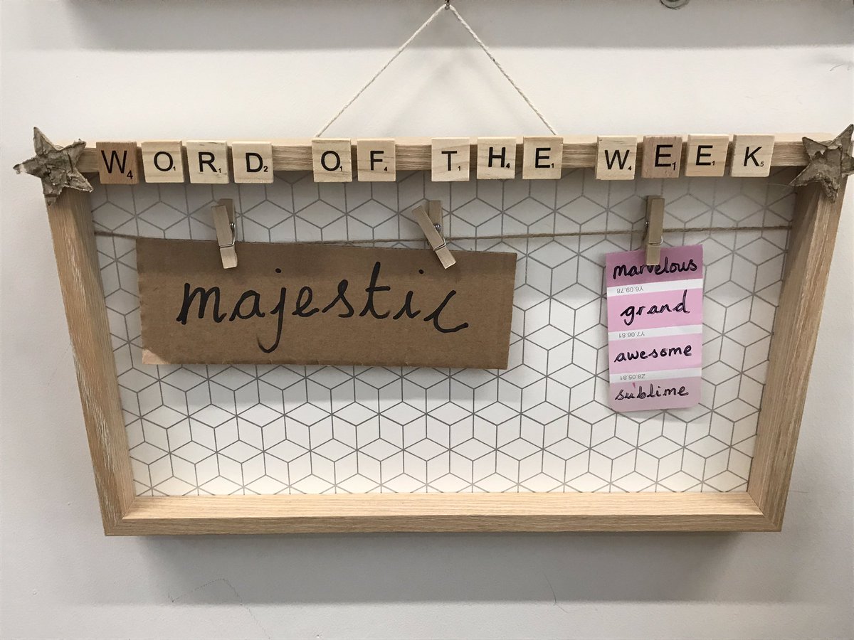 Whitefieldhead's tweet photo. Developing vocabulary in Year 1 @lancsliteracy https://t.co/2XP64ZlXZ0