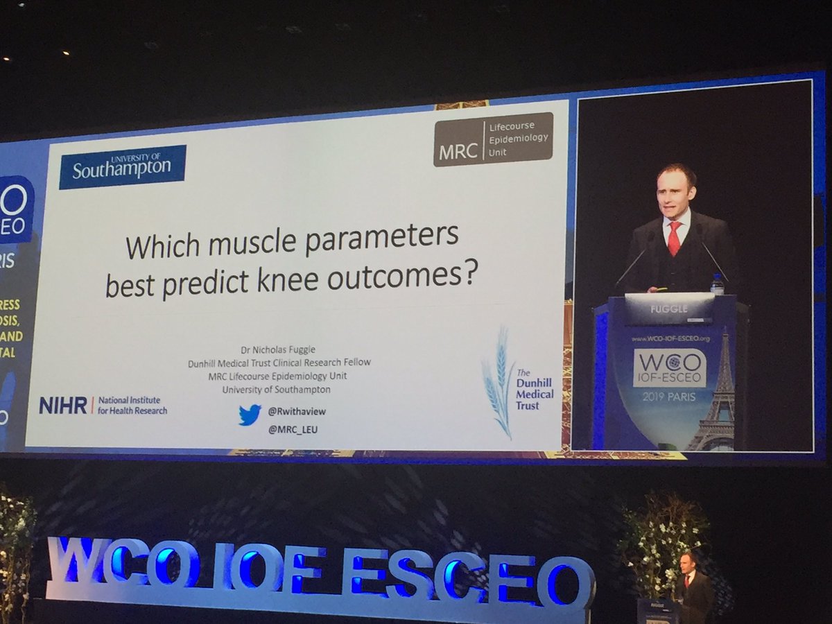 Plenty of interesting talks from the team! Go team <a href="/MRC_LEU/">MRCLEC</a> <a href="/RWithaview/">Dr Nick Fuggle</a> #Paris #OsteoCongress