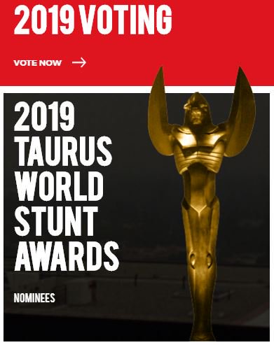 Don't forget that voting for the #TaurusWorldStuntAwards 🏆 closes today so if you are a member of <a href="/TaurusStunts/">Taurus World Stunt Awards</a> be sure to get your votes in
#BSR #TheBritishStuntRegister #Stunts
taurusworldstuntawards.com/2019-nominees/#
