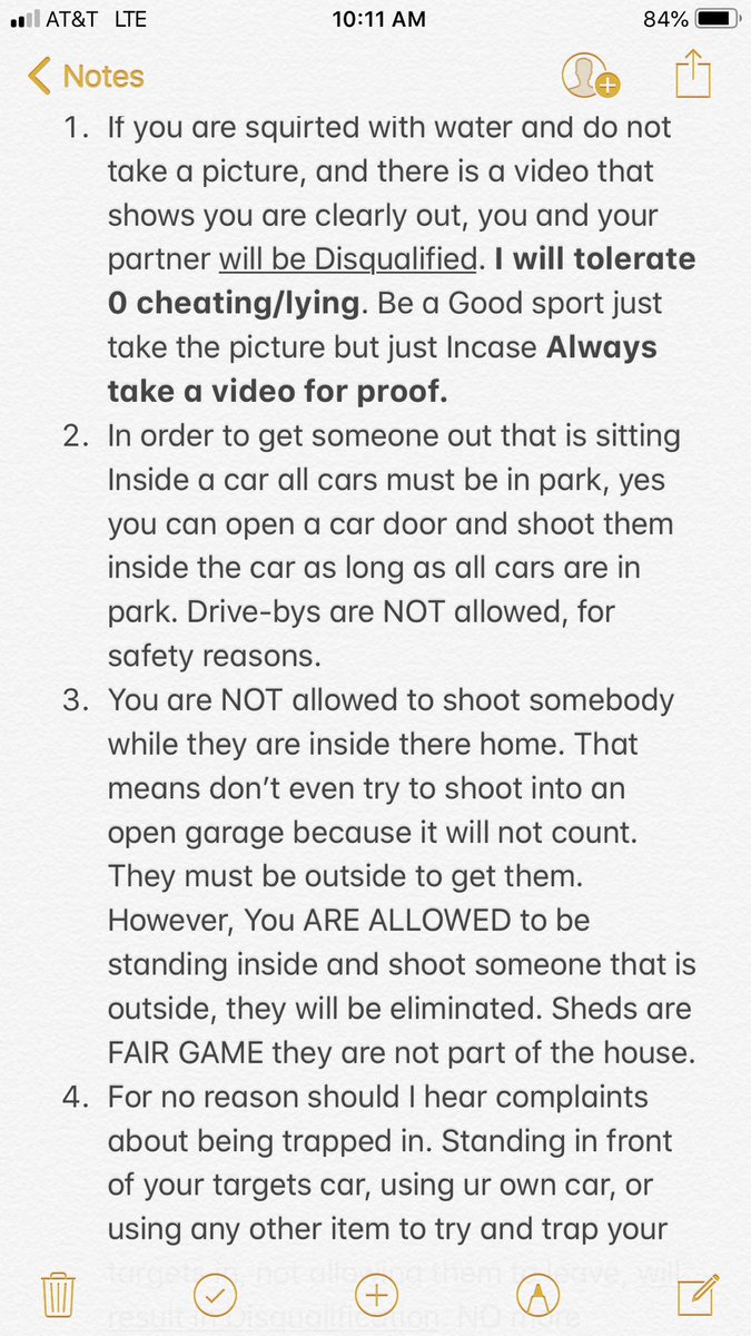PHSassassin2k19's tweet photo. These are the rules that I will be going off of from this point out. If anyone has any questions or problems DM me. https://t.co/SmwJLZMYP9