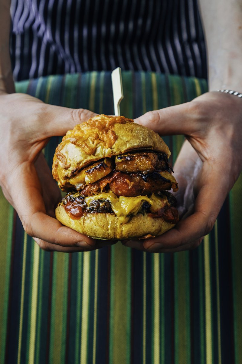 End your week on a tropical note! Our Brew-au is Hawaiian inspired with bacon wrapped pineapple and Hawaiian style BBQ sauce. Kitchen's open 12 till 9! #peiburgerlove