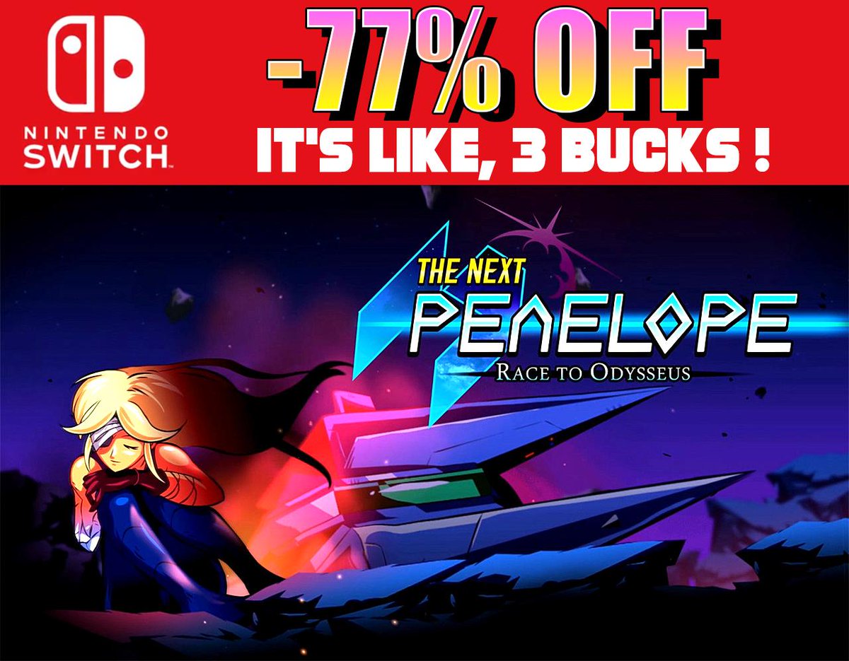 AurelRegard's tweet photo. BAM! My publisher is launching a super agressive sale event for Penelope Switch version. Should you be interested, get it quickly, it's only here for a few days : ) https://t.co/OSYC1prMcj