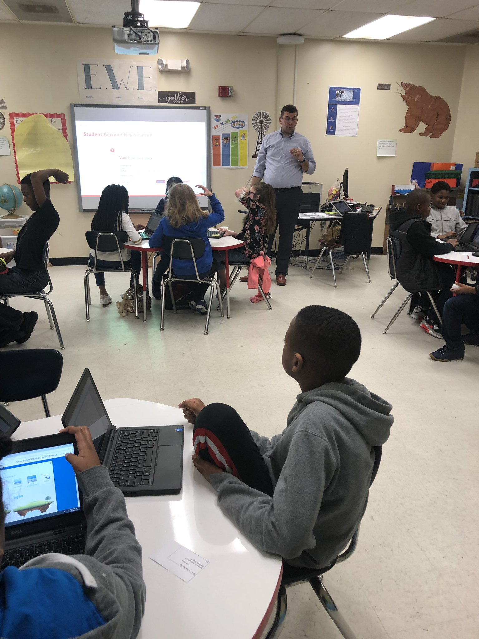 Horrell Hill Elem. on Twitter "Mr. Kelpin EVERFI teaching our