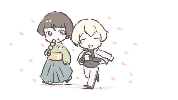 >>石切丸さんと髭切さんの組み合わせが見たいです!!! 