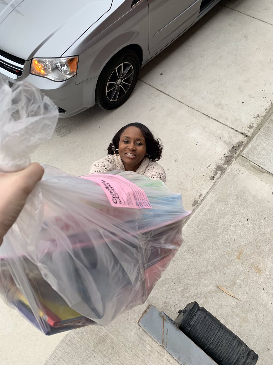 C2CPhiladelphia's tweet photo. This morning we had the first partner pick up at our new #GivingFactory in East Falls! Tanya from Family Services of Montgomery County picked up three orders of childhood essentials that she will deliver directly to local families in need. Thank you Tanya :) https://t.co/pNbuRYSNnU