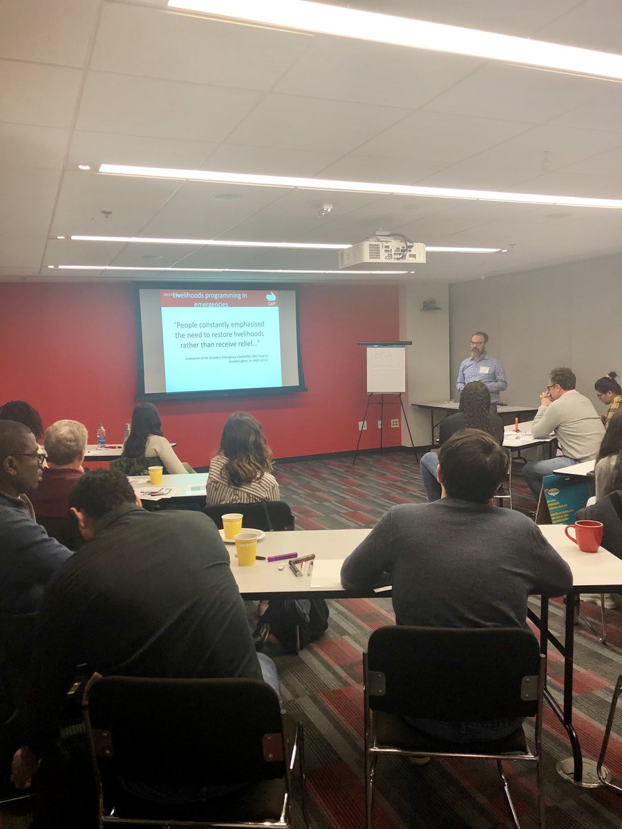 calpnetwork's tweet photo. A snapshot from our Cash and Livelihoods training taking place today in #WashingtonDC at the @SavetheChildren office. Participants are learning all about the sustainable livelihoods framework and the household economy approach. #CalpTraining https://t.co/SC1fzFH6NA
