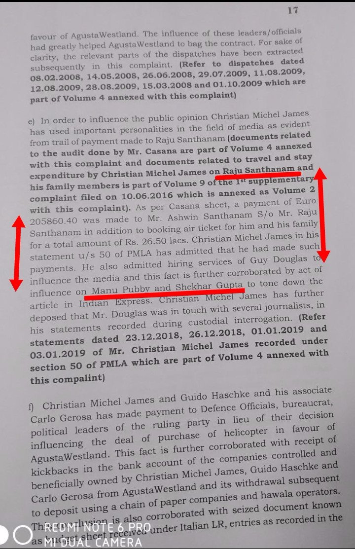 KailashGWagh's tweet photo. @narendramodi Faker coupta @ShekharGupta named in #AgustaRGNote #AgustaWestland ! #ChristianMichel met son on Italian lady @RahulGandhi and paid 50crs? #TaxChorPappu is biggest #AgustaWestland dalla ? Others are @manupubby & #RajuSanathanam https://t.co/fh23SuEOKt