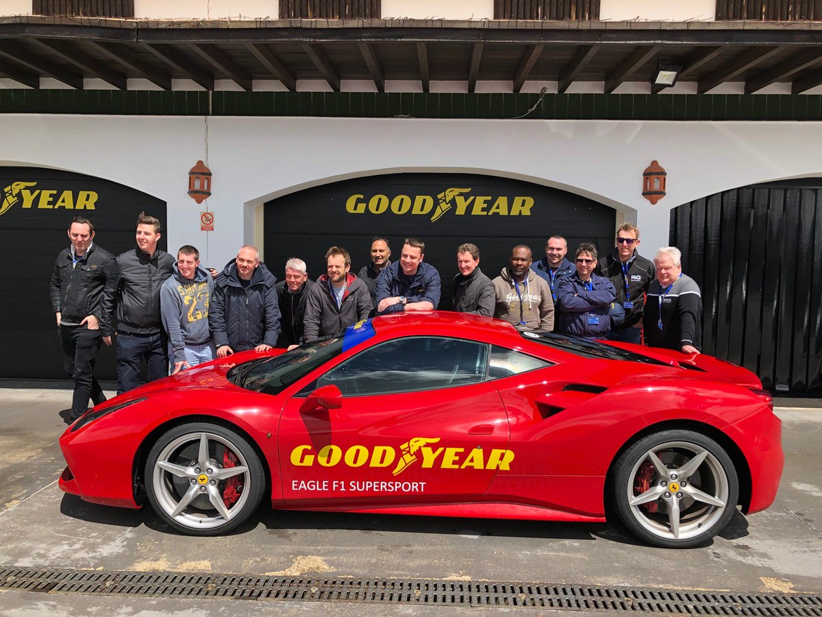 HiQAutocare's tweet photo. Not our typical Friday 🏁#FridayFeeling Here's our newly experienced pit lane crew. We're open to offers! 😂 HiQ Franchisees having an amazing ultra, ultra high performance experience with @goodyear_uk @goodyear at Ascari #goodyear #tyres #tire #tiretech #tyretech #HiQLife https://t.co/3jywkgrfgF