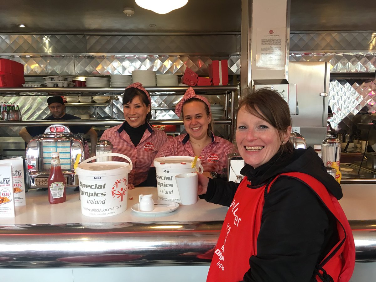 Eddie Rockett’s very kindly giving free coffee to all our great volunteers.     Huge thanks to a very generous public for their support.