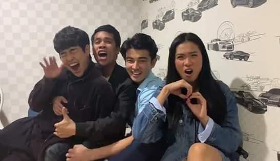 InfiniteMine1's tweet photo. #FumiYam ang sweet nmn nila..ksama ni drei 3 na cla love team😂😂 https://t.co/R4D0kyRNN7