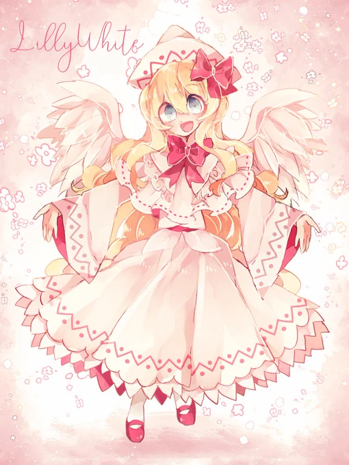 #深夜の真剣お絵描き60分一本勝負 

リリー・ホワイト

春色～ 