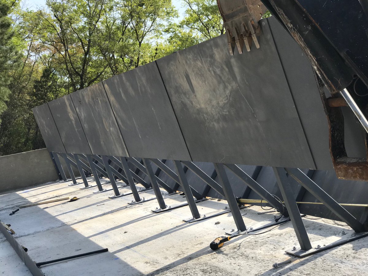 gunrangebuilder's tweet image. Okaloosa Sheriff’s Range in FL getting Rubber today - steel is up on our Customized Concrete Rubber Berm Trap #gunrange #outdoorgunrange #rubberbermtrap