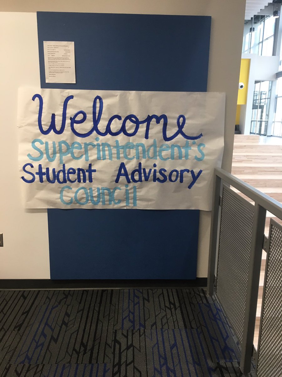 catherinedoc12's tweet photo. Student Advisory Council meeting in progress. What a beautiful building at Eastwood Middle! Thank you community! #Bond2015 #TheDistrict #TROOPERCLAP https://t.co/kP6BJgMZd5