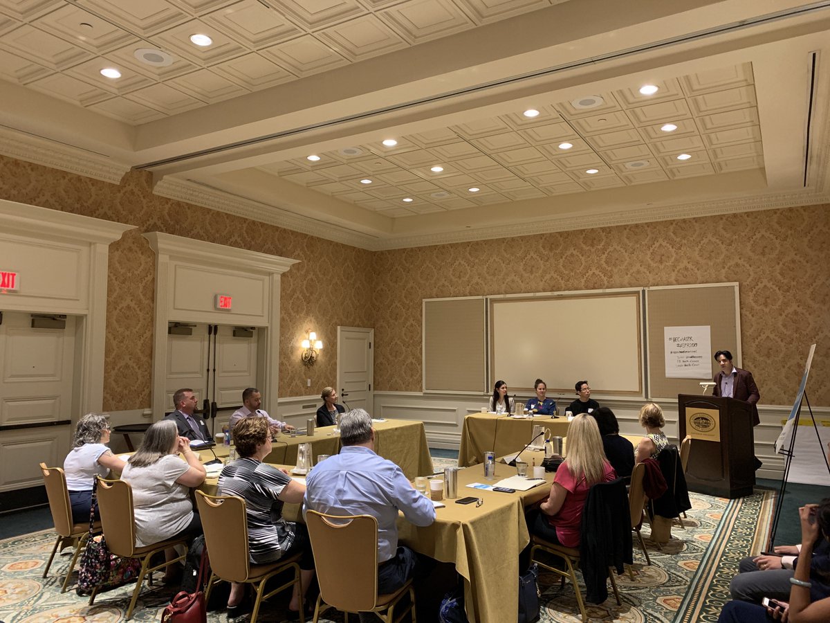 Healthecareers's tweet photo. We kicked off our Client Advisory Summit this morning with a very insightful physician panel. Looking forward to continuing the conversations! #HECatASPR #ASPR2019 #recruitmentredefined https://t.co/I5EjM87NIh