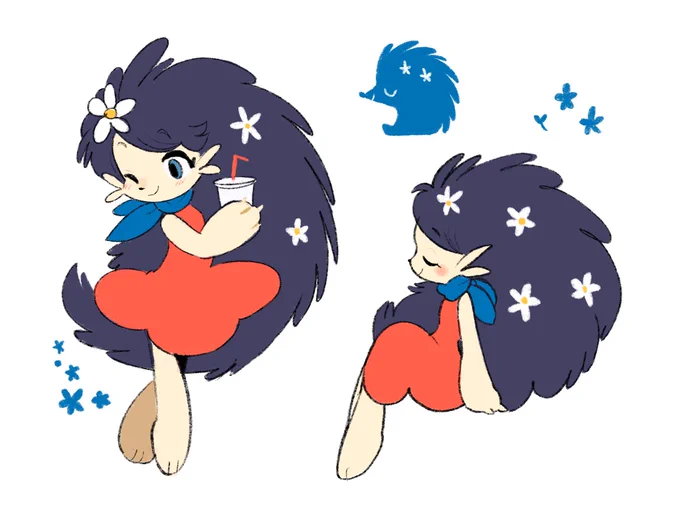 Hedgehog girl 