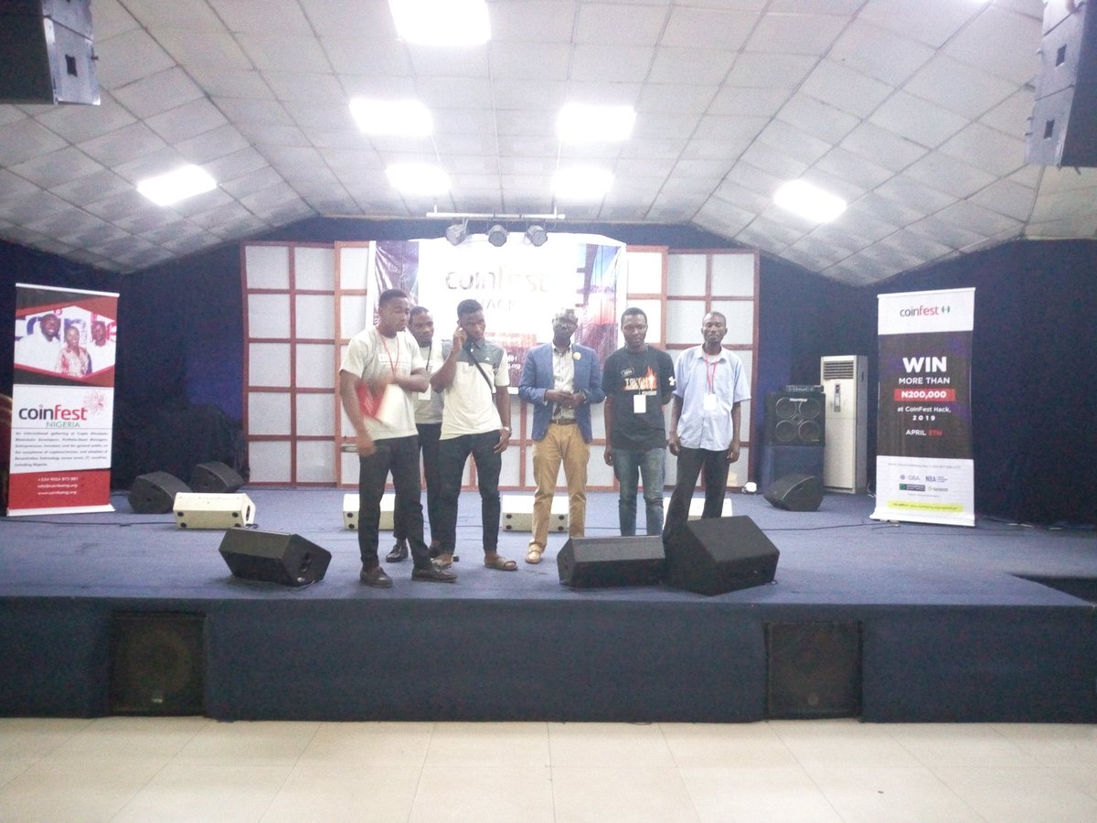 CoinFestNG's tweet photo. Next team presenting is the a Knowit platform; a search engine database which is like a combination of Facebook and Google. Help for searching people, animals, plants buildings using their images. #CoinFestNG #CoinFest2019 https://t.co/U2Mb7cE6jd