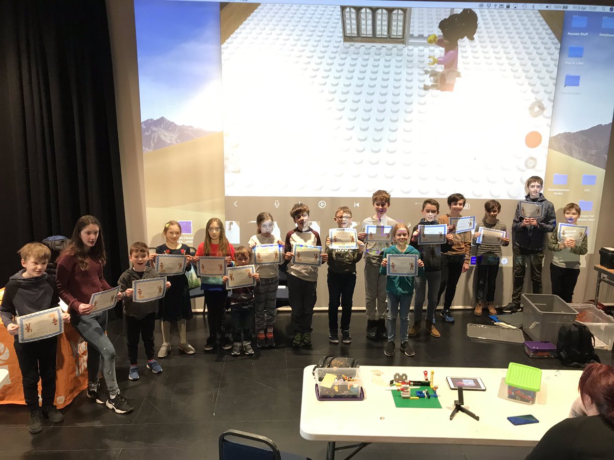 MakoCreateUK's tweet image. Lots of happy makers receiving their certificates at @storyhouselive today.
We had a blast delivering our #StopMotionAnimation + #ComputerGameDesign workshops.
Want to book your own session? Contact us: info@makocreate.co.uk / 01513451419