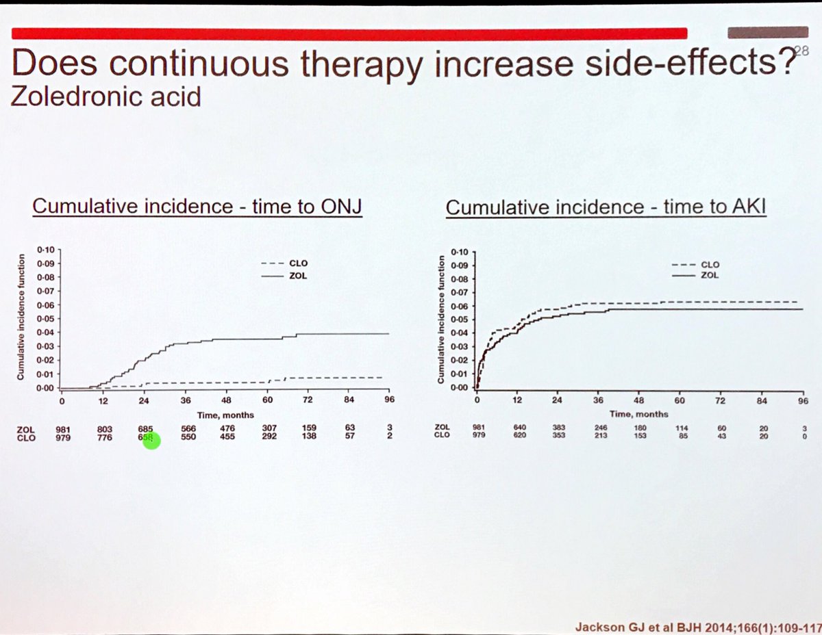 MM_Hub's tweet photo. #ESHMM19: @_DrCP from @ICR_London discussed the use of continuous treatment for the management of bone disease in #multiplemyeloma #mmsm #myeloma https://t.co/2ayCHkzMUt