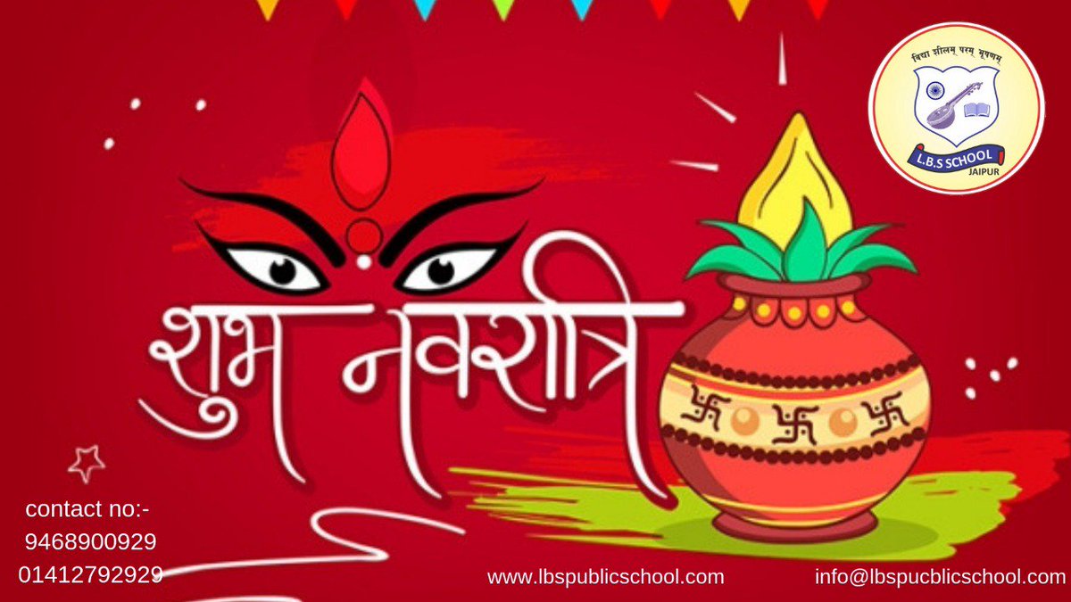 lbsschooljaipur's tweet photo. May the blessings of #MaaAmbe always stay with you and your family and help you celebrate a glorious #Navratri!
#ShubhNavratri!
Visit: https://t.co/BMWJ9nSSK9
Contact: 9468900929 , 0141 279 2929
#lbsschool #lbspublicschool #lbssrsecschool #seniorsecondaryschool https://t.co/bDr87uIa50