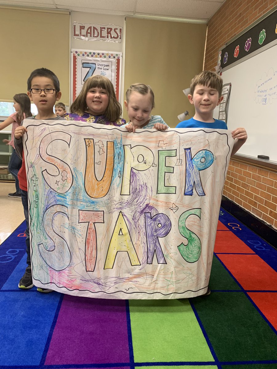 KaraBaxter13's tweet photo. These 1st graders were so excited to decorate inspirational posters for Mill Road 3rd graders in anticipation of the PSSAs!! #actsofkindness #cubsclass https://t.co/Suppr3VZfz