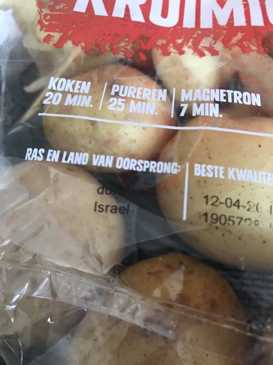 tom_klik's tweet photo. Top aardappels van AH uit Israel #tipvantom https://t.co/2WNLjdm95I