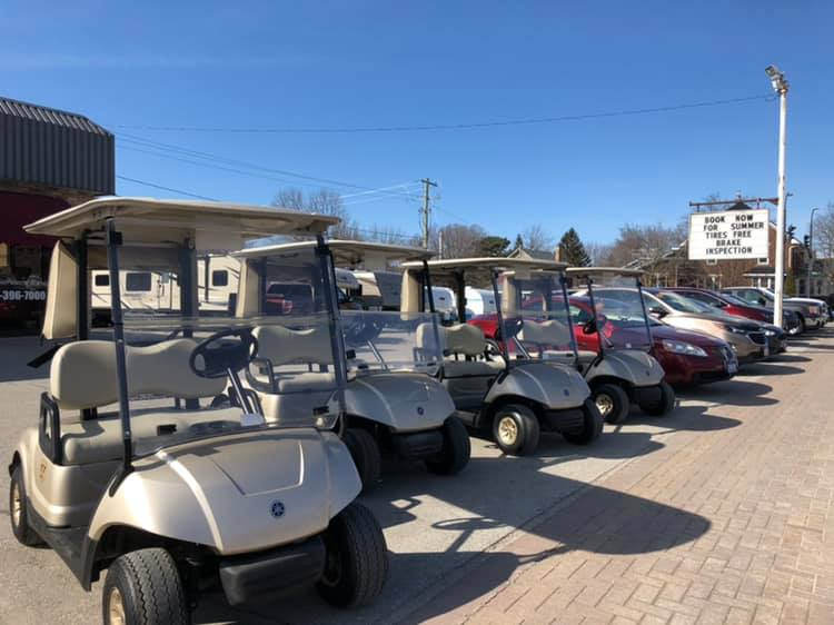 Just  delivered today and they won’t last long. Are you looking for a golf  cart for the summer? Give us a call 519-396-7000 or drop in at 856 Queen  Street in downtown Kincardine
<a href="/PiersonMotors/">Pierson Motors</a>