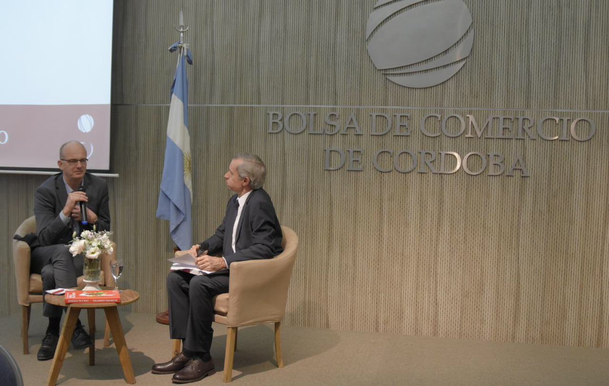 BolsaCordoba's tweet photo. Jesko Hentschel 👉🏻 “Argentina cambió las reglas de cómo se pagan los impuestos más de 80 veces” #HablaElInterior #25añosBEA #JeskoHentschel #HentschelEnLaBolsa https://t.co/y0lLM8BPIy