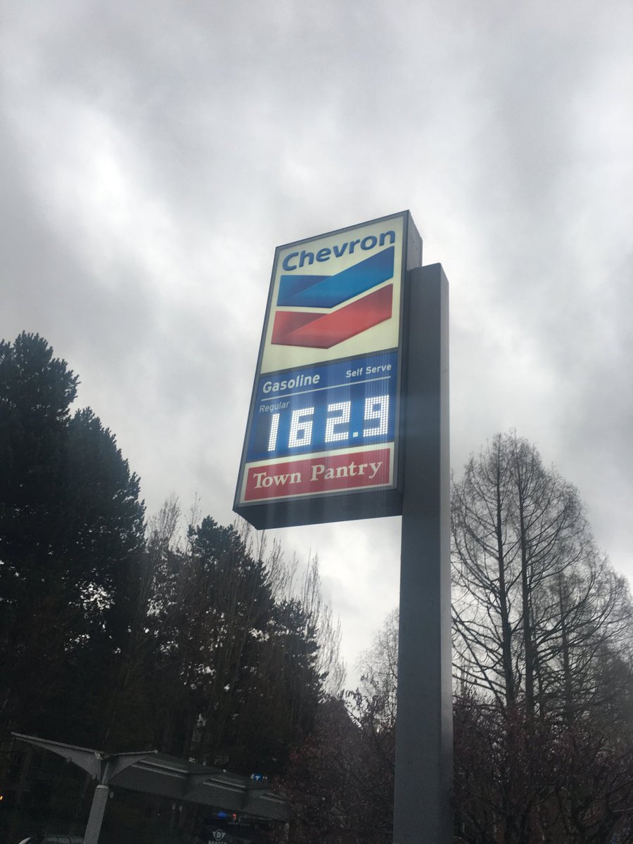 MillerKristiL's tweet photo. As if life in Vancouver wasn’t expensive enough!  Price of gas today #vancity https://t.co/XJVSODoZiG