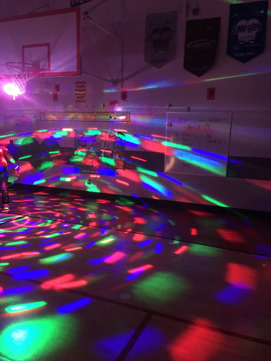 Washington STEM let’s Glow!!  What a fun Kids Heart Challenge celebration!!