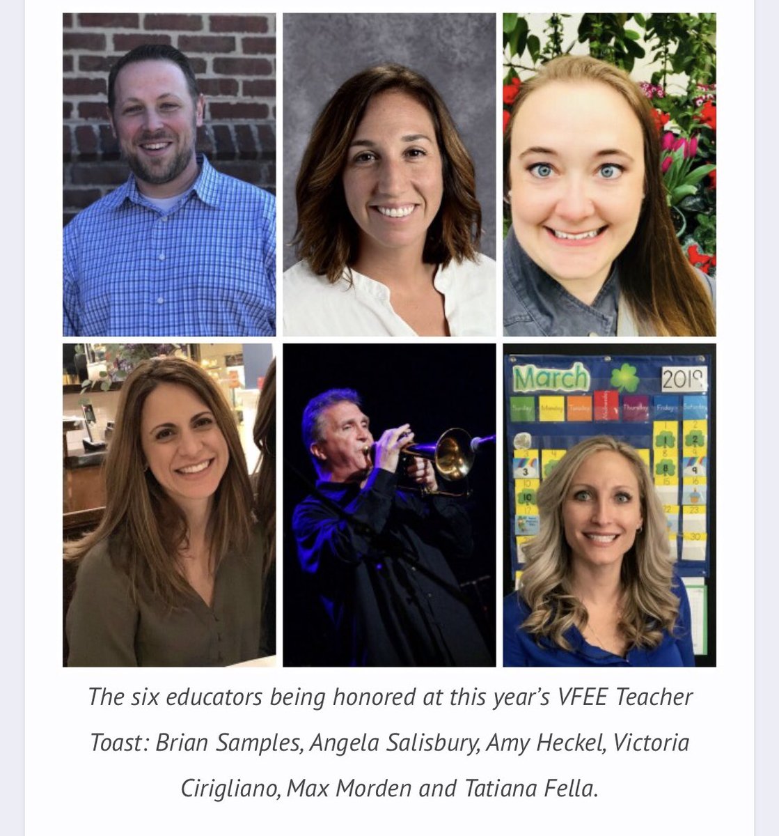 NjVfee's tweet photo. VFEE’s Teacher Toast is happening tonight. We will be honoring 6 amazing educators who truly exemplify Verona Pride! #veronanj #vfee #teachertoast #veronaschools https://t.co/pp7bTxW8de