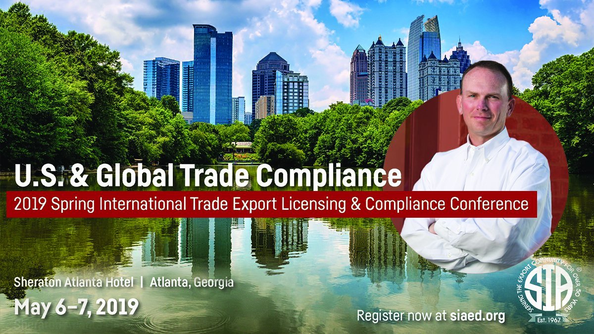 Summit7Systems's tweet photo. Our very own Scott Edwards will be speaking at the 2019 Spring International Trade Export Licensing &amp; Compliance Conference! #SocietyforInternationalAffairs #2019SpringConference #DFARS #ITAR #NIST #compliance #Atlanta https://t.co/zuDa8eJ4jN
