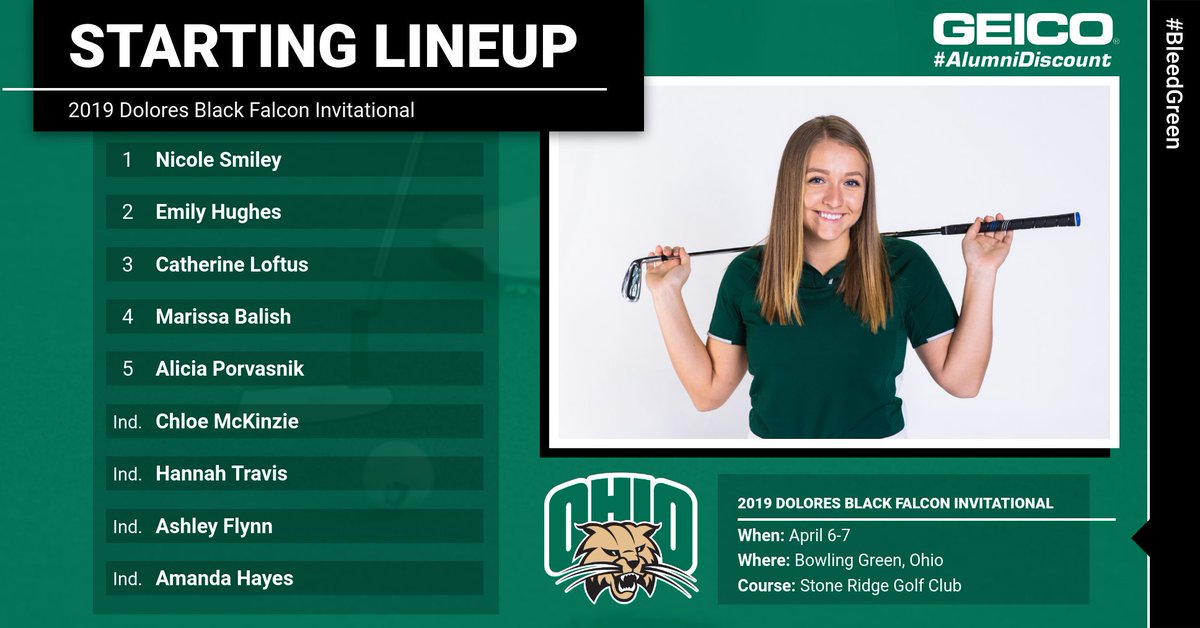 ⛳️⛳️ Ohio Women’s Golf Set for 2019 Dolores Black Falcon Invitational bit.ly/2FYmPz0 #BleedGreen ⛳️⛳️