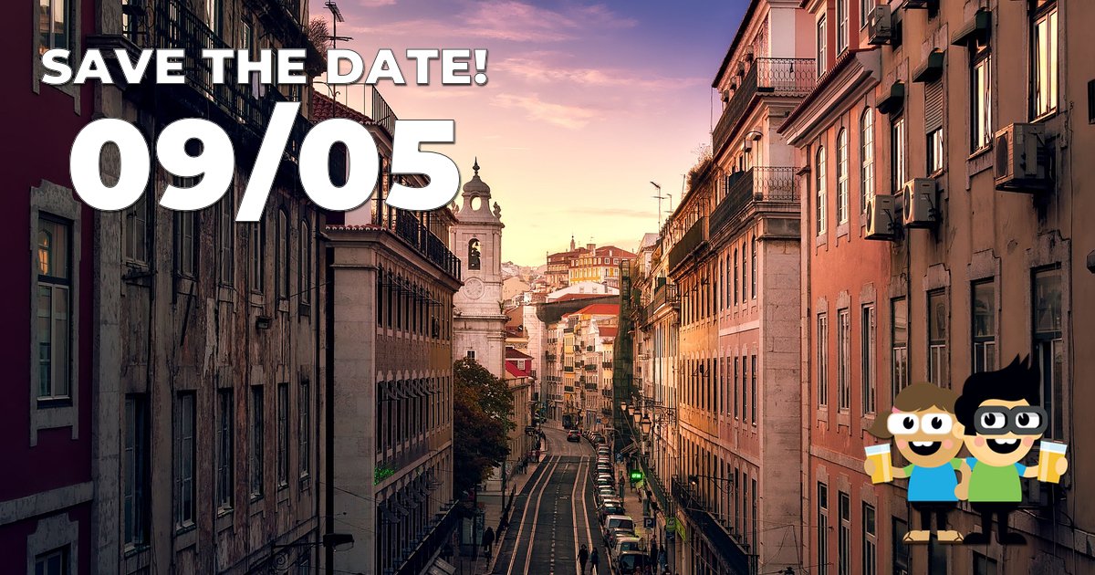 DrinkaboutLIS's tweet photo. Get ready! 
We´ll have our next Silicon Drinkabout Lisbon next May, 09! 
Stay tunned for more...
#SiliconDrinkaboutLisbon #SDALisbon #SDA #Lisboa #Lisbon #networking #startups #beer #cerveja #techevent https://t.co/jTt4jA9PQh