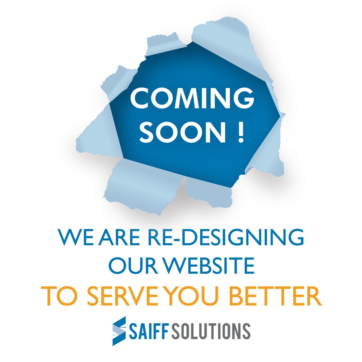 Coming Soon: A new Saiff Solutions website!

We are currently redesigning our website to serve you better.

Don't forget to click like and share!

#SaiffSolutions #marketing #website #websitecomingsoon #websitelaunchingsoon #newwebsite #websiterevamp