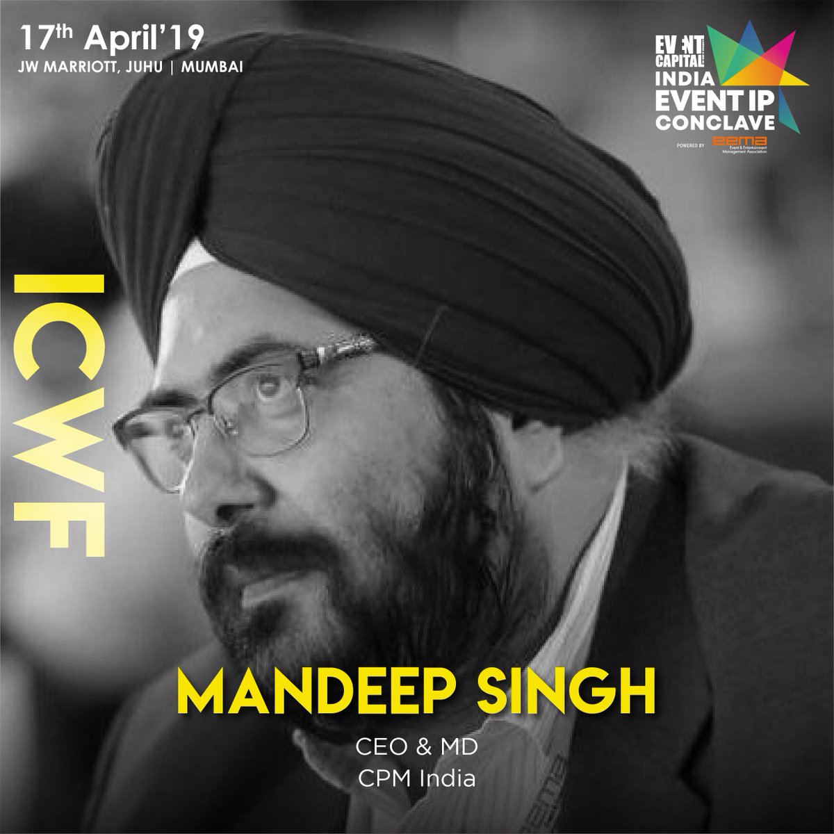 Shows_of_India's tweet photo. His strategic planning and development has helped establish a brand with a distinct style in India.  Join Mandeep Singh, CEO &amp; MD, CPM on 17th April at JW Marriott Juhu, Mumbai.
#IEIPC #Speaker #CPM
Register Now: https://t.co/jclQyocbHK https://t.co/eF1xl1hSWc